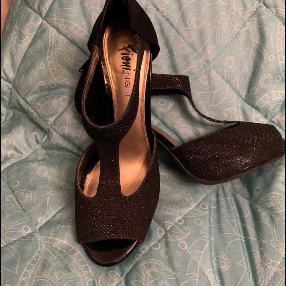 Black high heels